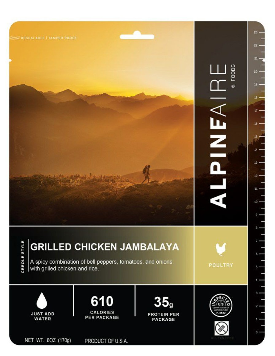 Camping And Hiking * | Alpineaire Foods Grilled Chicken Jambalaya 1 Serving None