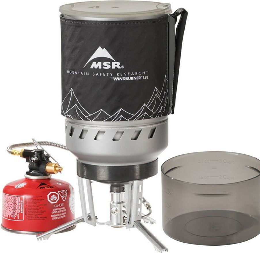 Camping And Hiking * | Msr Windburner Duo Stove System Black