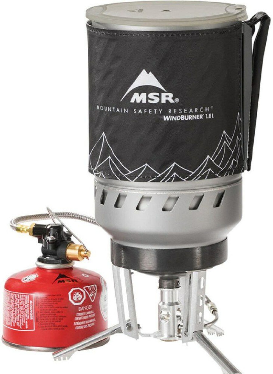 Camping And Hiking * | Msr Windburner Duo Stove System Black