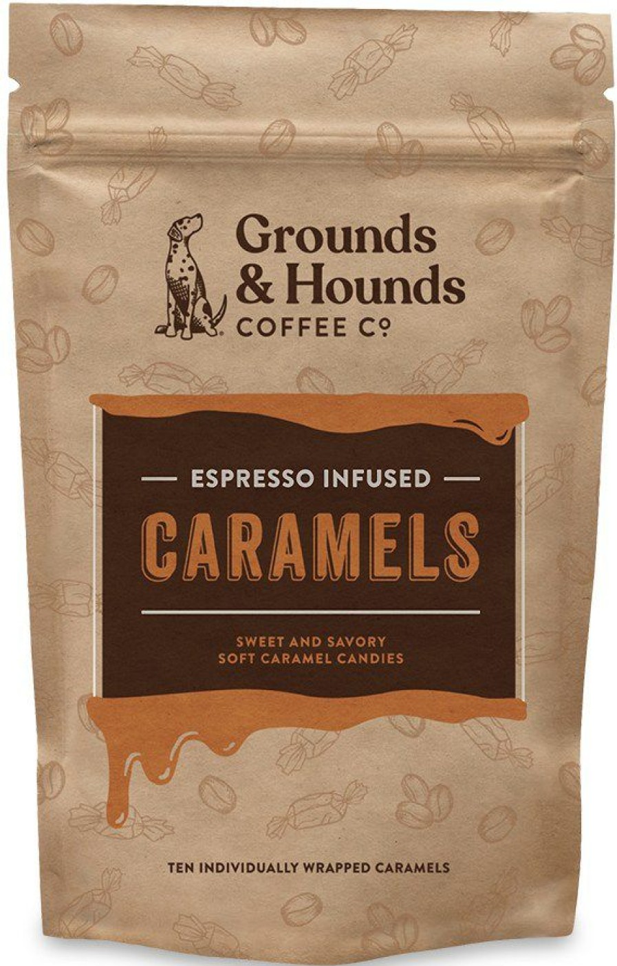 Camping And Hiking * | Grounds & Hounds Coffee Co. Espresso Infused Caramels None