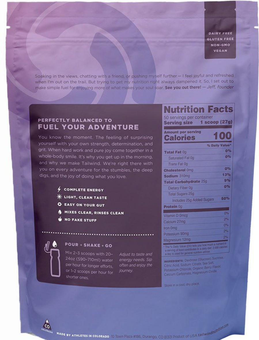 Camping And Hiking * | Tailwind Nutrition Endurance Fuel Drink Mix 50 Servings