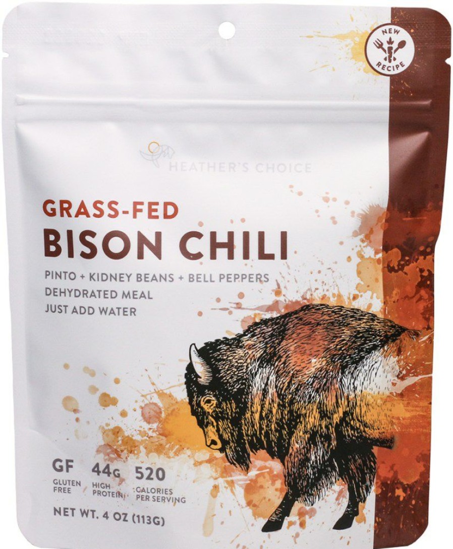 Camping And Hiking * | Heather'S Choice Grass-Fed Bison Chili 1 Serving None