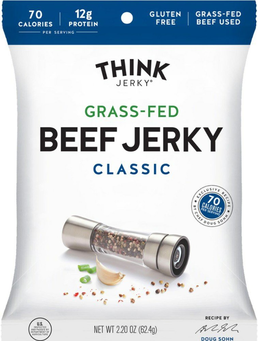 Camping And Hiking * | Think Jerky Grass-Fed Beef Jerky