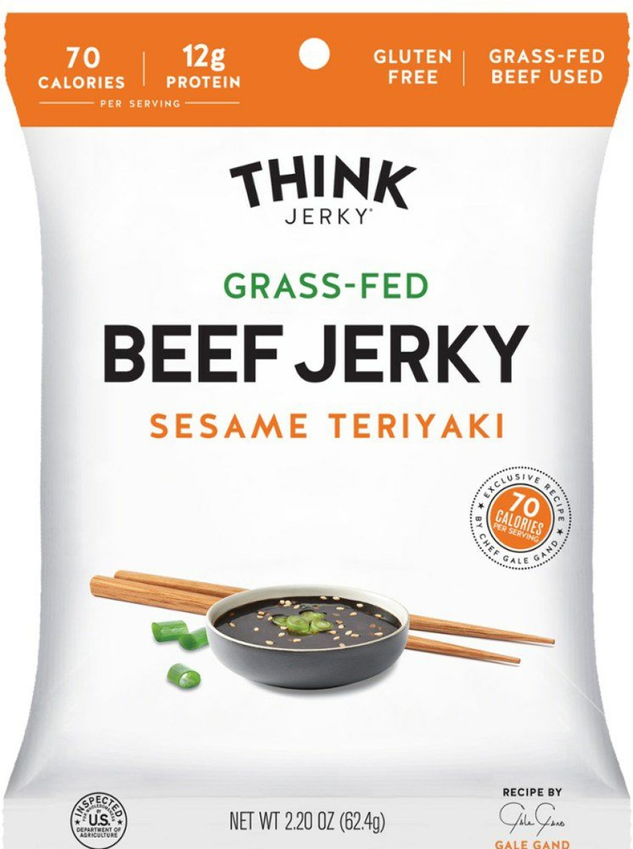 Camping And Hiking * | Think Jerky Grass-Fed Beef Jerky