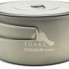 Camping And Hiking * | Toaks 900Ml D130Mm Pot Titanium