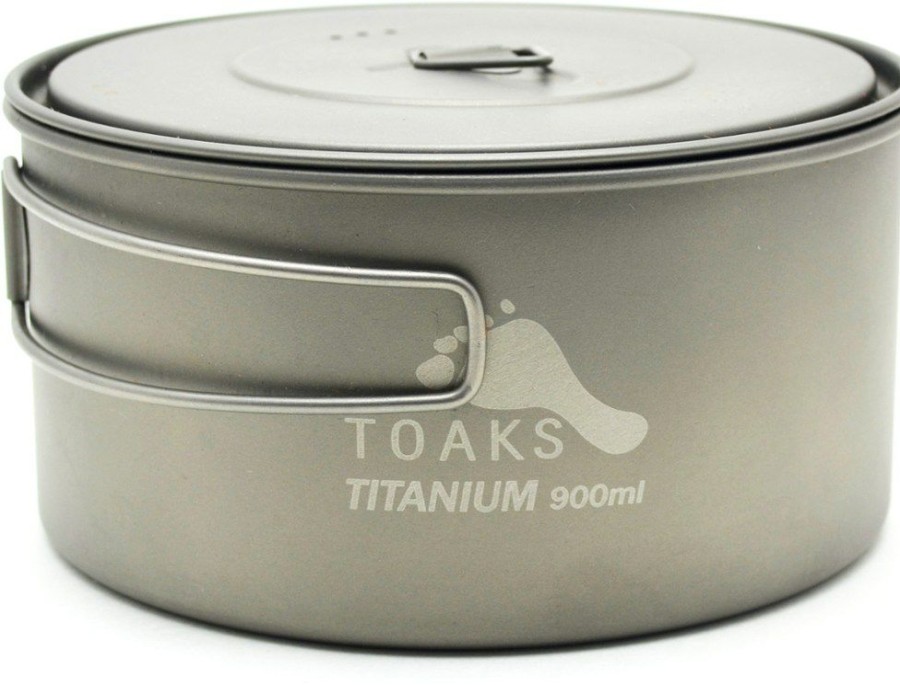 Camping And Hiking * | Toaks 900Ml D130Mm Pot Titanium