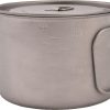 Camping And Hiking * | Olicamp Titanium Space Saver Pot With Lid 900 Ml