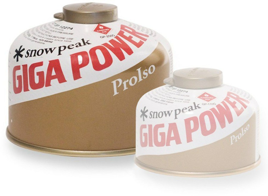 Camping And Hiking * | Snow Peak Gigapower 250 Gold Fuel Canister 220G