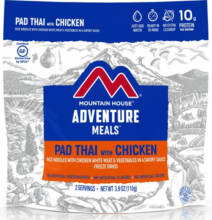 Camping And Hiking * | Mountain House Pad Thai With Chicken 2 Servings