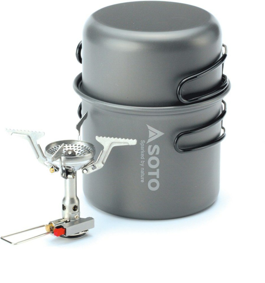 Camping And Hiking * | Soto Amicus Stove Cookset Combo