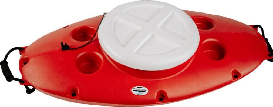 Camping And Hiking * | Creekkooler 30 Quart Cooler Red