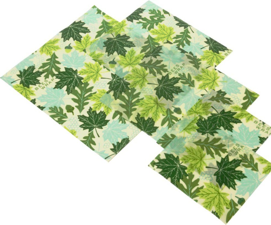 Lifestyle And Gifts * | Bee'S Wrap Forest Floor Print Wraps Set Of 5 None