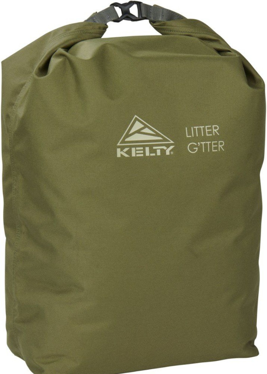 Lifestyle And Gifts * | Kelty Litter G'Tter Trash Can Winter Moss