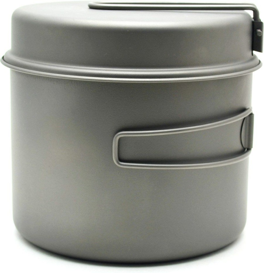 Camping And Hiking * | Toaks 1600Ml Pot With Pan Titanium