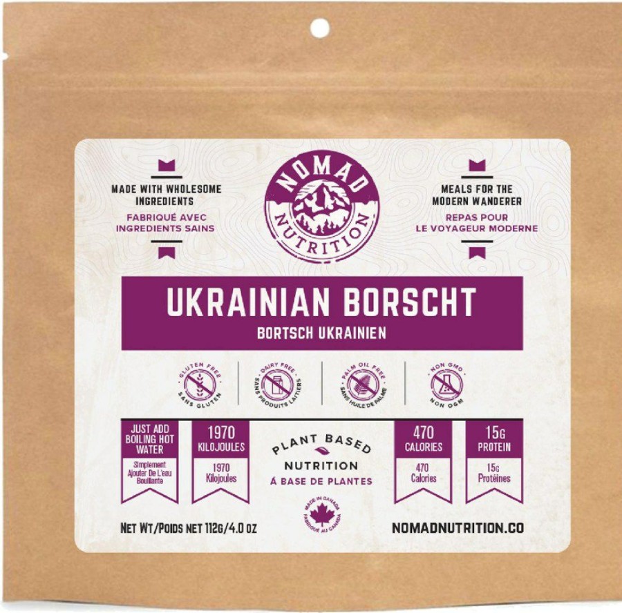 Camping And Hiking * | Nomad Nutrition Ukrainian Borscht 1 Serving None