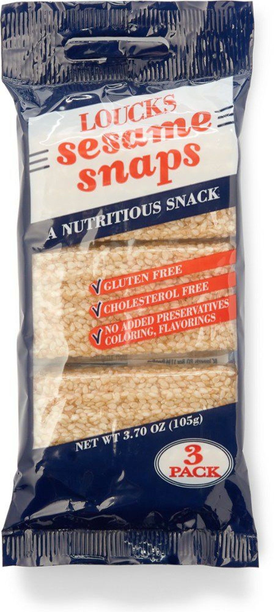 Camping And Hiking * | Loucks Sesame Snaps Package Of 3 None