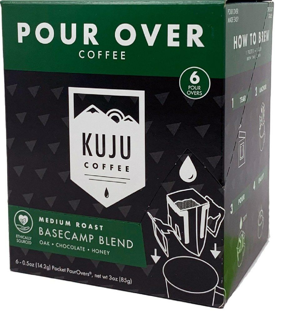 Camping And Hiking * | Kuju Coffee Single-Serve Pour Over Coffee Package Of 6