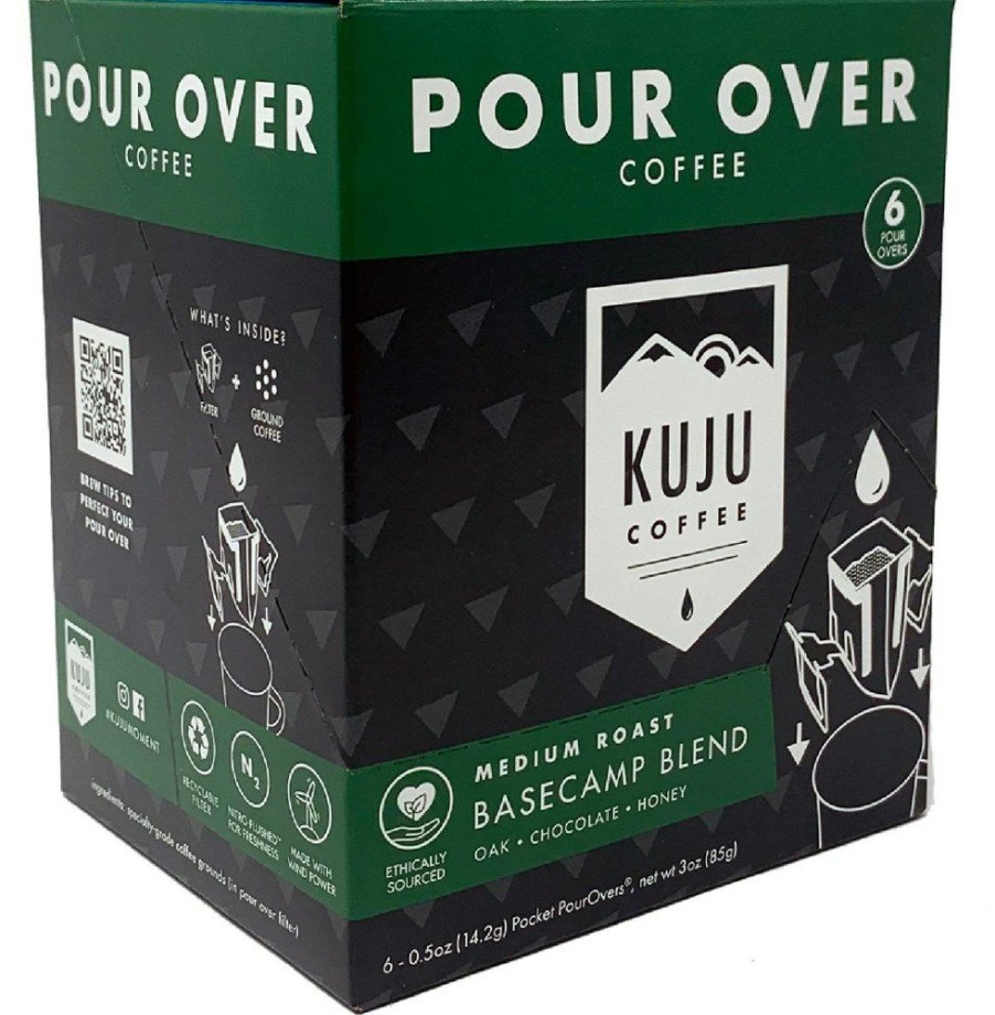 Camping And Hiking * | Kuju Coffee Single-Serve Pour Over Coffee Package Of 6