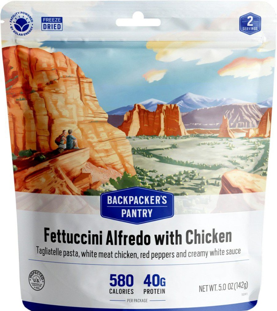 Camping And Hiking * | Backpacker'S Pantry Fettuccini Alfredo With Chicken 2 Servings None