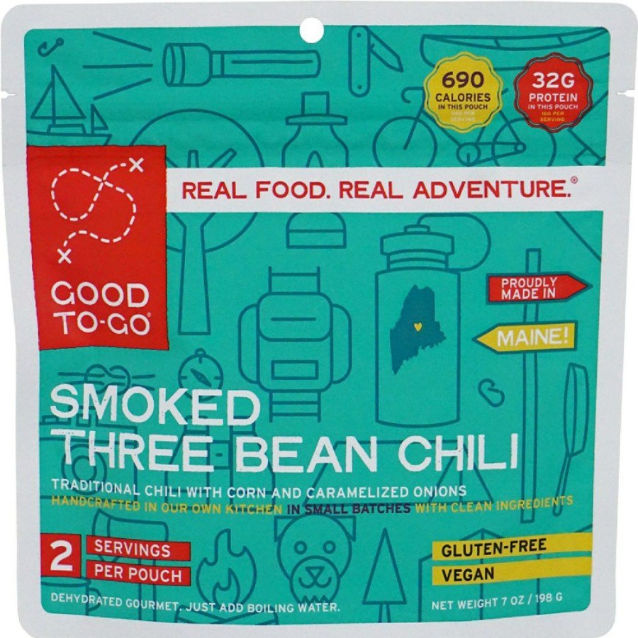 Camping And Hiking * | Good To-Go Smoked Three Bean Chili 2 Servings None