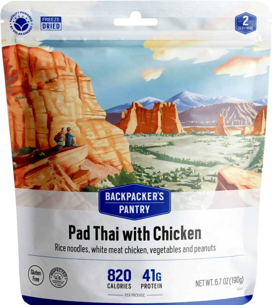 Camping And Hiking * | Backpacker'S Pantry Pad Thai With Chicken 2 Servings