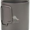 Camping And Hiking * | Toaks Double Wall 450Ml Cup Titanium