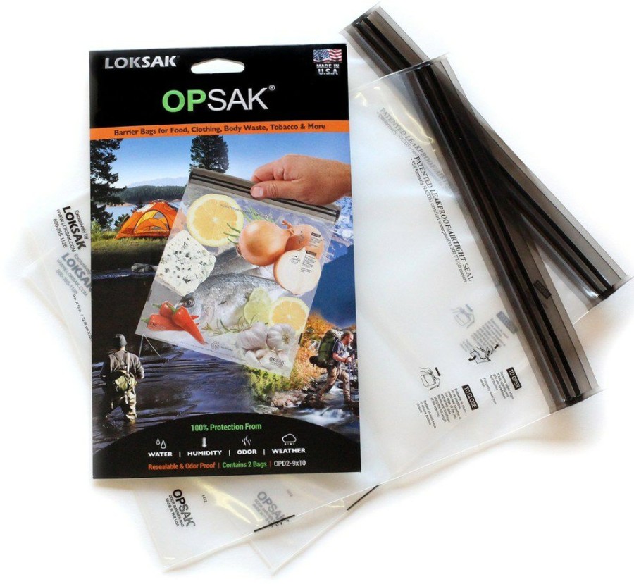 Camping And Hiking * | Loksak Opsak Odor-Proof Barrier Bags 10 X 9 Package Of 2 Clear