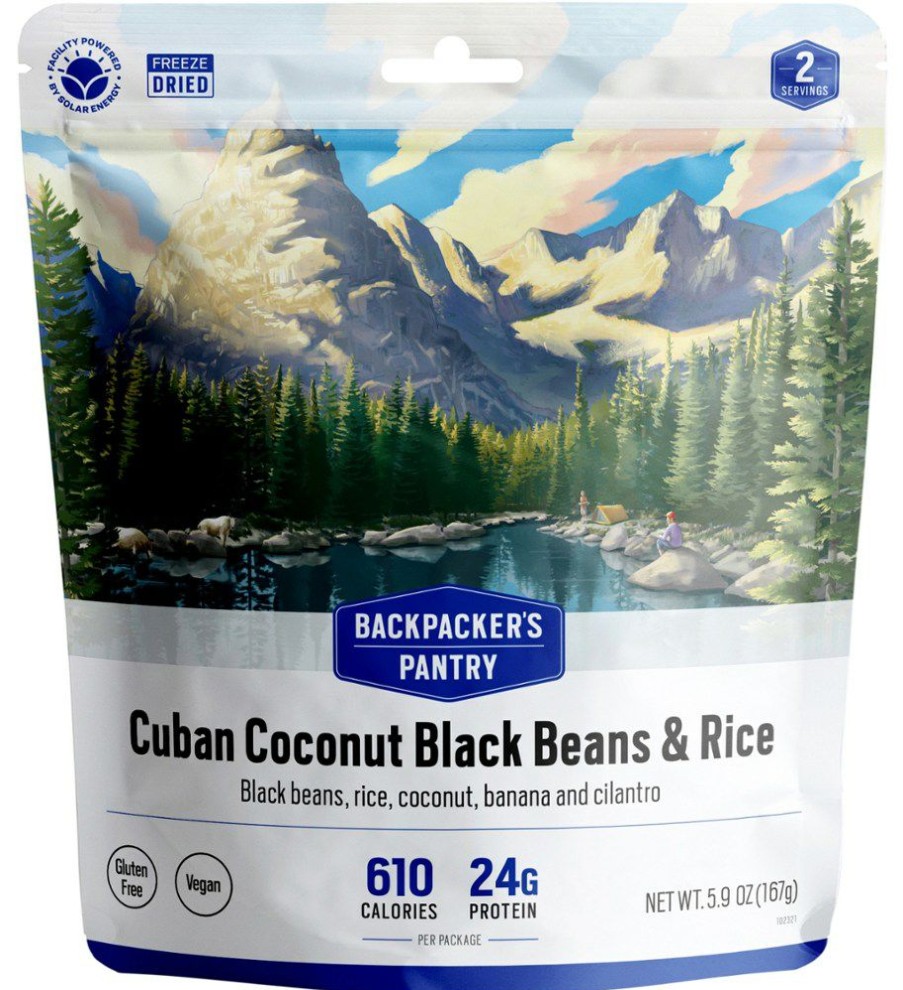 Camping And Hiking * | Backpacker'S Pantry Cuban Coconut Black Beans & Rice 2 Servings