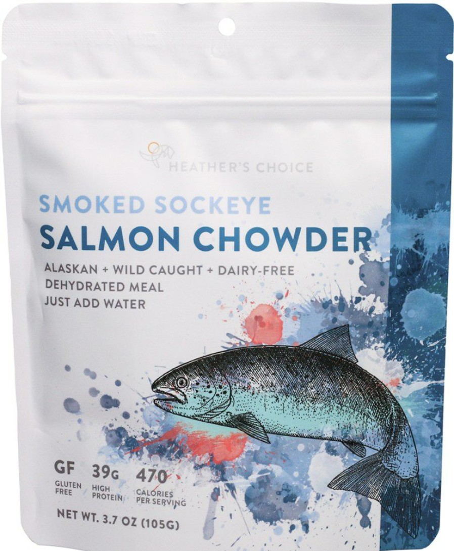 Camping And Hiking * | Heather'S Choice Smoked Sockeye Salmon Chowder 1 Serving None